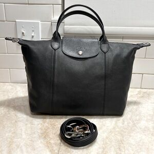 Longchamp Cuir Le Pliage